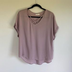 Maurice’s lilac shirt size L
